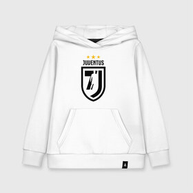 Детская толстовка хлопок с принтом RONALDO JUVE SPORT в городе Новоалтайск, 100% хлопок | Круглый горловой вырез, эластичные манжеты, пояс, капюшен | cr7 | fc | клуб | криштиану роналду | роналдо | фк | форма | ювентус