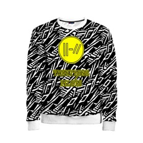 Детский свитшот 3D с принтом Twenty One Pilots в городе Новоалтайск, 100% полиэстер | свободная посадка, прямой крой, мягкая тканевая резинка на рукавах и понизу свитшота | 