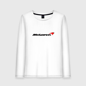 Женский лонгслив хлопок с принтом mclaren в городе Новоалтайск, 100% хлопок |  | f 1 | formula 1 | mclaren | ф 1 | формула 1