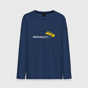 Мужской лонгслив хлопок с принтом renault в городе Новоалтайск, 100% хлопок |  | f 1 | formula 1 | ф 1 | формула 1