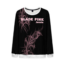 Мужской свитшот 3D с принтом BlackPink Jennie в городе Новоалтайск, 100% полиэстер с мягким внутренним слоем | круглый вырез горловины, мягкая резинка на манжетах и поясе, свободная посадка по фигуре | blackpink | ddu du ddu du | k pop | блекпинк | дду ду дду ду | дженни | джису | лисы | розэ