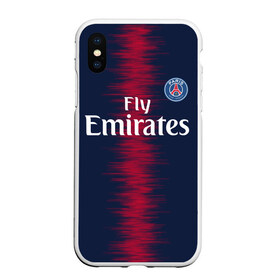 Чехол для iPhone XS Max матовый с принтом Неймар ПСЖ 18-19 в городе Новоалтайск, Силикон | Область печати: задняя сторона чехла, без боковых панелей | Тематика изображения на принте: neymar | neymar jr | neymar psg | неймар | неймар псж | псж | футбол