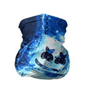 Бандана-труба 3D с принтом Marshmello в городе Новоалтайск, 100% полиэстер, ткань с особыми свойствами — Activecool | плотность 150‒180 г/м2; хорошо тянется, но сохраняет форму | christopher | comstock | dj | dotcom | friends | marshmallow | marshmello | usa | диджей | друзья | комсток | крис | маршмэллоу | продюсер | сша