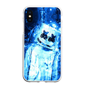 Чехол для iPhone XS Max матовый с принтом Marshmello в городе Новоалтайск, Силикон | Область печати: задняя сторона чехла, без боковых панелей | christopher | comstock | dj | dotcom | friends | marshmallow | marshmello | usa | диджей | друзья | комсток | крис | маршмэллоу | продюсер | сша