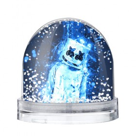 Водяной шар с принтом Marshmello в городе Новоалтайск, Пластик | Изображение внутри шара печатается на глянцевой фотобумаге с двух сторон | christopher | comstock | dj | dotcom | friends | marshmallow | marshmello | usa | диджей | друзья | комсток | крис | маршмэллоу | продюсер | сша