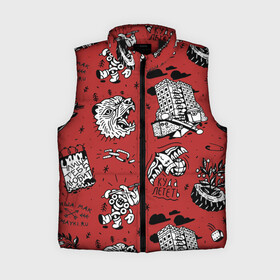 Женский жилет утепленный 3D Summer set: в городе Новоалтайск,  |  | old school | taknado | urban | граффити | илюстратор | сибирь | стрит арт | тату