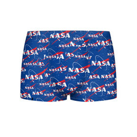 Мужские трусы 3D с принтом NASA pop art в городе Новоалтайск, 50% хлопок, 50% полиэстер | классическая посадка, на поясе мягкая тканевая резинка | shuttle | space | аполлон | галактика | джемини | космонав | космос | наса | скайлэб | сша | шаттл nasa