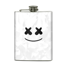 Фляга с принтом MARSHMELLO в городе Новоалтайск, металлический корпус | емкость 0,22 л, размер 125 х 94 мм. Виниловая наклейка запечатывается полностью | dj | marshmello | usa | америка | клубная музыка | маршмелло | музыка | музыкант