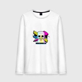 Мужской лонгслив хлопок с принтом Marshmello в городе Новоалтайск, 100% хлопок |  | christopher | comstock | dj | dotcom | friends | marshmallow | marshmello | usa | диджей | друзья | комсток | крис | маршмэллоу | продюсер | сша