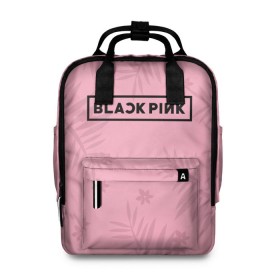Женский рюкзак 3D с принтом BlackPink в городе Новоалтайск, 100% полиэстер | лямки с регулируемой длиной, сверху ручки, чтобы рюкзак нести как сумку. Основное отделение закрывается на молнию, как и внешний карман. Внутри два дополнительных кармана, один из которых закрывается на молнию. По бокам два дополнительных кармашка, куда поместится маленькая бутылочка
 | black  pink | blackpink | flowers | jennie | jisoo | k pop | lalisa | sakura | группа | к поп | корейская группа | растения | розовый | сакура | цветы | черный