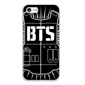 Чехол для iPhone 5/5S матовый с принтом BTS ARMY в городе Новоалтайск, Силикон | Область печати: задняя сторона чехла, без боковых панелей | bts | j hope | jimin | jin | jungkook | k pop | rap monster | rapmon | suga | v | бтс | группа | корея