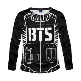 Женский лонгслив 3D с принтом BTS ARMY в городе Новоалтайск, 100% полиэстер | длинные рукава, круглый вырез горловины, полуприлегающий силуэт | bts | j hope | jimin | jin | jungkook | k pop | rap monster | rapmon | suga | v | бтс | группа | корея