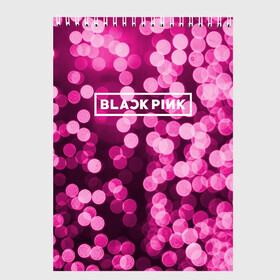 Скетчбук с принтом BlackPink в городе Новоалтайск, 100% бумага
 | 48 листов, плотность листов — 100 г/м2, плотность картонной обложки — 250 г/м2. Листы скреплены сверху удобной пружинной спиралью | Тематика изображения на принте: black  pink | blackpink | flowers | jennie | jisoo | k pop | lalisa | sakura | группа | к поп | корейская группа | растения | розовый | сакура | цветы | черный