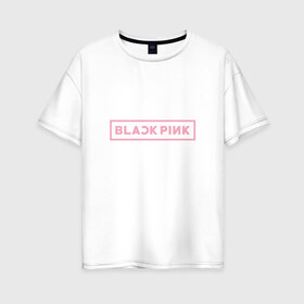 Женская футболка хлопок Oversize с принтом BlackPink 95 JISOO в городе Новоалтайск, 100% хлопок | свободный крой, круглый ворот, спущенный рукав, длина до линии бедер
 | 97 jisoo | black  pink | blackpink | jennie | jisoo | k pop | lalisa | группа | к поп | корейская группа | розовый | черный