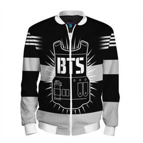 Мужской бомбер 3D с принтом BTS ARMY 93 SUGA в городе Новоалтайск, 100% полиэстер | застегивается на молнию, по бокам два кармана без застежек, по низу бомбера и на воротнике - эластичная резинка | bts | bts army | j hope | jimin | jin | jungkook | k pop | rap monster | rapmon | suga | v | бтс | группа | корея