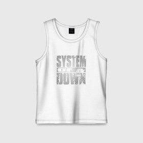 Детская майка хлопок с принтом System of a Down в городе Новоалтайск,  |  | soad | soil | system of a down | группа | дав | дарон малакян | джон долмаян | метал | ню | оф | рок | серж танкян | систем | соад | сод | соэд | шаво одаджян | э доун