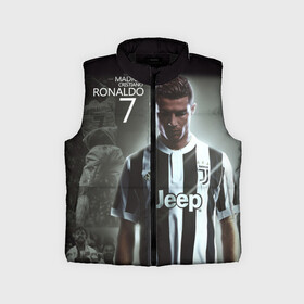 Детский жилет утепленный 3D с принтом RONALDO JUVE SPORT в городе Новоалтайск,  |  | cr7 | fc | клуб | криштиану роналду | роналдо | фк | ювентус