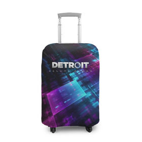 Чехол для чемодана 3D с принтом Detroit: Become Human в городе Новоалтайск, 86% полиэфир, 14% спандекс | двустороннее нанесение принта, прорези для ручек и колес | connor | cyberlife | detroit become human | deviant | kara | markus | ps4 | rk800 |  detroit: become human | детроит | детроит: стать человеком | игры | кара | коннор | конор | кэра | маркус | пиратs | эксклюзив