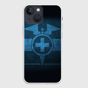 Чехол для iPhone 13 mini с принтом R6S DOC в городе Новоалтайск,  |  | 2019 | cybersport | esports | pro league | r6 | rainbow | rainbow six | siege | six | армия | боевик | военные | война | игры | киберспорт | логотип | оперативники | радуга | шутер