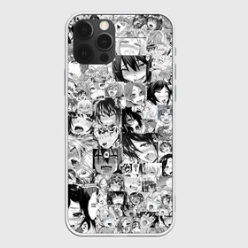 Чехол для iPhone 12 Pro Max с принтом AHEGAO | АХЕГАО в городе Новоалтайск, Силикон |  | ahegao | kawai | kowai | oppai | otaku | senpai | sugoi | waifu | yandere | ахегао | ковай | отаку | сенпай | яндере