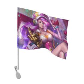Флаг для автомобиля с принтом Miss fortune в городе Новоалтайск, 100% полиэстер | Размер: 30*21 см | fortune | game | legends | legue | legueoflegends | lol | miss | головами | за | игра | легенд | лига | лигалегенд | лол | мисс | охотница | фортуна