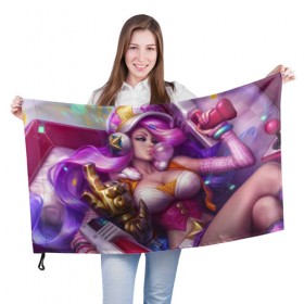 Флаг 3D с принтом Miss fortune в городе Новоалтайск, 100% полиэстер | плотность ткани — 95 г/м2, размер — 67 х 109 см. Принт наносится с одной стороны | fortune | game | legends | legue | legueoflegends | lol | miss | головами | за | игра | легенд | лига | лигалегенд | лол | мисс | охотница | фортуна