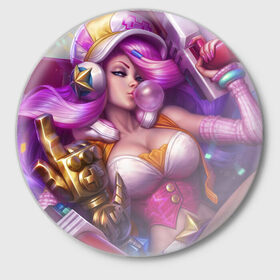 Значок с принтом Miss fortune в городе Новоалтайск,  металл | круглая форма, металлическая застежка в виде булавки | fortune | game | legends | legue | legueoflegends | lol | miss | головами | за | игра | легенд | лига | лигалегенд | лол | мисс | охотница | фортуна