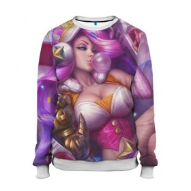 Женский свитшот 3D с принтом Miss fortune в городе Новоалтайск, 100% полиэстер с мягким внутренним слоем | круглый вырез горловины, мягкая резинка на манжетах и поясе, свободная посадка по фигуре | fortune | game | legends | legue | legueoflegends | lol | miss | головами | за | игра | легенд | лига | лигалегенд | лол | мисс | охотница | фортуна
