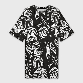 Платье-футболка 3D Сибирь: в городе Новоалтайск,  |  | old school | taknado | urban | граффити | илюстратор | сибирь | стрит арт | тату