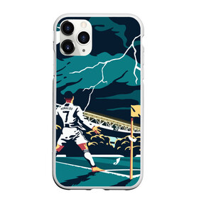 Чехол для iPhone 11 Pro матовый с принтом RONALDO JUVE SPORT в городе Новоалтайск, Силикон |  | cr7 | fc | клуб | криштиану роналду | роналдо | фк | ювентус
