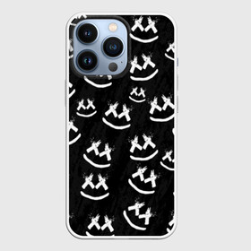 Чехол для iPhone 13 Pro с принтом MARSHMELLO PATTERN в городе Новоалтайск,  |  | Тематика изображения на принте: dj | marshmello | usa | америка | клубная музыка | маршмелло | музыка | музыкант