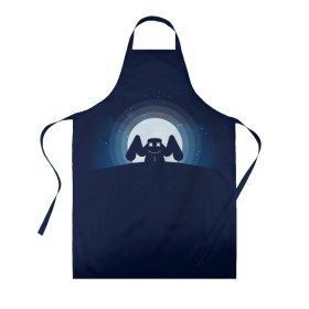 Фартук 3D с принтом MARSHMELLO в городе Новоалтайск, 100% полиэстер | общий размер — 65 х 85 см, ширина нагрудника — 26 см, горловина — 53 см, длина завязок — 54 см, общий обхват в поясе — 173 см. Принт на завязках и на горловине наносится с двух сторон, на основной части фартука — только с внешней стороны | dj | marshmello | usa | америка | клубная музыка | маршмелло | музыка | музыкант