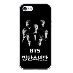 Чехол для iPhone 5/5S матовый с принтом BTS в городе Новоалтайск, Силикон | Область печати: задняя сторона чехла, без боковых панелей | bts | bts army | j hope | jimin | jin | jungkook | k pop | rap monster | rapmon | suga | v | бтс | группа | корея