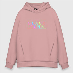Мужское худи Oversize хлопок с принтом BlackPink в городе Новоалтайск, френч-терри — 70% хлопок, 30% полиэстер. Мягкий теплый начес внутри —100% хлопок | боковые карманы, эластичные манжеты и нижняя кромка, капюшон на магнитной кнопке | black  pink | blackpink | jennie | jisoo | k pop | lalisa | группа | к поп | корейская группа | розовый | черный