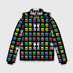Зимняя куртка для мальчиков 3D с принтом Marshmello в городе Новоалтайск, ткань верха — 100% полиэстер; подклад — 100% полиэстер, утеплитель — 100% полиэстер | длина ниже бедра, удлиненная спинка, воротник стойка и отстегивающийся капюшон. Есть боковые карманы с листочкой на кнопках, утяжки по низу изделия и внутренний карман на молнии. 

Предусмотрены светоотражающий принт на спинке, радужный светоотражающий элемент на пуллере молнии и на резинке для утяжки | christopher | comstock | dj | dotcom | friends | marshmallow | marshmello | usa | диджей | друзья | комсток | крис | маршмэллоу | продюсер | сша