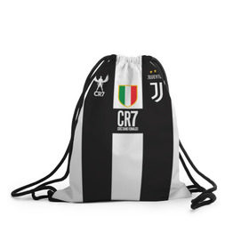 Рюкзак-мешок 3D с принтом Ronaldo Juventus / CR7 в городе Новоалтайск, 100% полиэстер | плотность ткани — 200 г/м2, размер — 35 х 45 см; лямки — толстые шнурки, застежка на шнуровке, без карманов и подкладки | cr7 | cristiano | juventus | ronaldo | криштиано | криштиану | роналдо | роналду | форма | футбольная | юва | ювентус