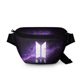 Поясная сумка 3D с принтом BTS SPACE 3D в городе Новоалтайск, 100% полиэстер | плотная ткань, ремень с регулируемой длиной, внутри несколько карманов для мелочей, основное отделение и карман с обратной стороны сумки застегиваются на молнию | bts | bts army | j hope | jimin | jin | jungkook | k pop | rap monster | rapmon | suga | v | бтс | группа | корея