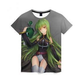 Женская футболка 3D с принтом Code Geass в городе Новоалтайск, 100% полиэфир ( синтетическое хлопкоподобное полотно) | прямой крой, круглый вырез горловины, длина до линии бедер | академия эшфорд | код гиас | лелуш ламперуж | магия | мистика | орден | рыцарь | сериал | сила | фентези