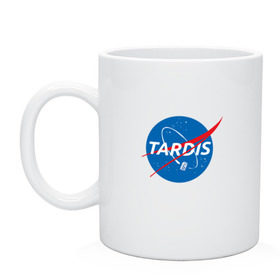 Кружка с принтом TARDIS / DOCTOR WHO   NASA в городе Новоалтайск, керамика | объем — 330 мл, диаметр — 80 мм. Принт наносится на бока кружки, можно сделать два разных изображения | doctor who | nasa | tardis | доктор кто | машина времени | наса | тардис