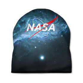 Шапка 3D с принтом NASA в городе Новоалтайск, 100% полиэстер | универсальный размер, печать по всей поверхности изделия | galaxy | nasa | planet | star | астрономия | галактика | звезды | космос | надписи | наса | планета