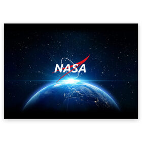 Поздравительная открытка с принтом NASA в городе Новоалтайск, 100% бумага | плотность бумаги 280 г/м2, матовая, на обратной стороне линовка и место для марки
 | galaxy | nasa | planet | star | астрономия | галактика | звезды | космос | надписи | наса | планета
