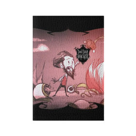 Обложка для паспорта матовая кожа с принтом DON`T STARVE в городе Новоалтайск, натуральная матовая кожа | размер 19,3 х 13,7 см; прозрачные пластиковые крепления | Тематика изображения на принте: action | adventure | dont starve | gamer | player | twitch | игра