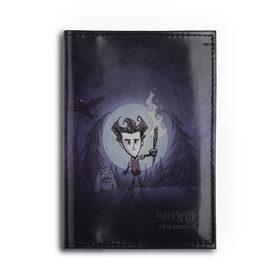 Обложка для автодокументов с принтом Don`t Starve (5) в городе Новоалтайск, натуральная кожа |  размер 19,9*13 см; внутри 4 больших “конверта” для документов и один маленький отдел — туда идеально встанут права | Тематика изображения на принте: action adventure | dont starve | game | starve