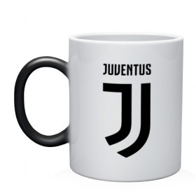 Кружка хамелеон с принтом Juventus в городе Новоалтайск, керамика | меняет цвет при нагревании, емкость 330 мл | Тематика изображения на принте: fozra juve | ювентус