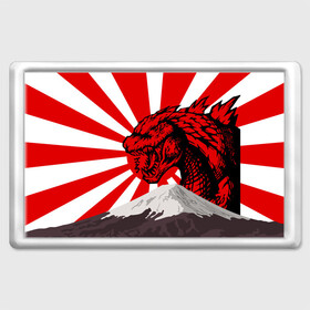 Магнит 45*70 с принтом  GODZILLA JAPAN | ГОДЗИЛЛА ЯПОНИЯ в городе Новоалтайск, Пластик | Размер: 78*52 мм; Размер печати: 70*45 | Тематика изображения на принте: comic con | godzilla | gojira | logo | годзилла | знаки | иероглифы | лого | монстр | фильм | чудовище