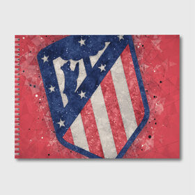 Альбом для рисования с принтом ATLETICO MADRID в городе Новоалтайск, 100% бумага
 | матовая бумага, плотность 200 мг. | Тематика изображения на принте: atletico madrid | fc | football | football club | sport | атлетико мадрид | мадрид | спорт | спортивные | униформа | фирменные цвета | фк | футбол | футбольный клуб