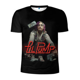 Мужская футболка 3D спортивная с принтом Lil Pump в городе Новоалтайск, 100% полиэстер с улучшенными характеристиками | приталенный силуэт, круглая горловина, широкие плечи, сужается к линии бедра | esketit | лил памп | эщкере