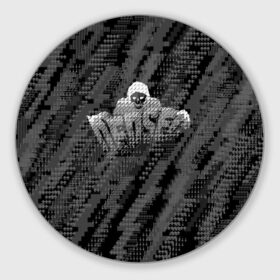 Коврик круглый с принтом WATCH DOGS 2 DED SEC в городе Новоалтайск, резина и полиэстер | круглая форма, изображение наносится на всю лицевую часть | action | ct os | fox | gamer | hacker | player | watch dogs | watch dogs 2 | знак лиса | хакер