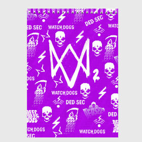 Скетчбук с принтом WATCH DOGS 2 в городе Новоалтайск, 100% бумага
 | 48 листов, плотность листов — 100 г/м2, плотность картонной обложки — 250 г/м2. Листы скреплены сверху удобной пружинной спиралью | action | ct os | ded sec | fox | gamer | hacker | player | watch dogs | watch dogs 2 | знак лиса | хакер