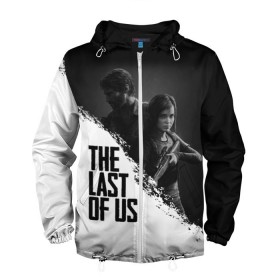 Мужская ветровка 3D с принтом THE LAST OF US в городе Новоалтайск, 100% полиэстер | подол и капюшон оформлены резинкой с фиксаторами, два кармана без застежек по бокам, один потайной карман на груди | gamer | player | stels | the last of us | the last of us part 2 | бегун | джоэл | каннибалы | охотники | сталкер | топляк | цикады | щелкун | элли